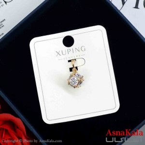 آویز ژوپینگ دخترانه نگیندار رنگ طلایی کد GNB162025W