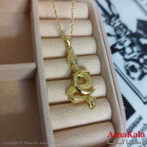 گردنبند مار طلایی دخترانه
