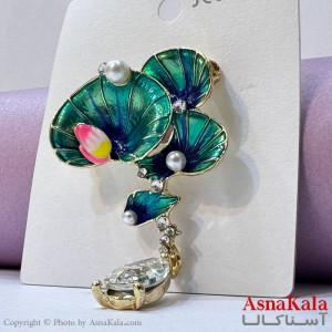 سنجاق سینه زنانه مدل گل کد HAIR131038W