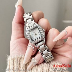 ساعت زنانه اسکاتی شیشه سافایر ضدحساسیت بند استیل الماسی  کد WTCH11403W