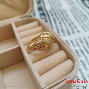 انگشتر زنانه تراش طلاروس