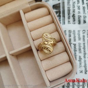 انگشتر زنانه طلاروس