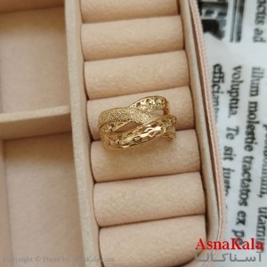 انگشتر زنانه تراش طلاروس