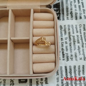 انگشتر زنانه تراش طلاروس