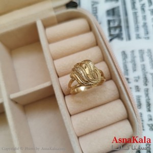 انگشتر زنانه تراش طلاروس