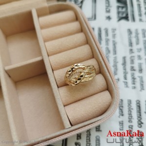 انگشتر زنانه تراش طلاروس
