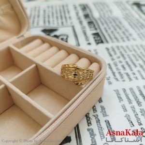 انگشتر زنانه طلاروس