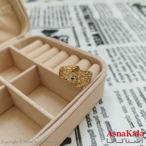 انگشتر زنانه تراش طلاروس