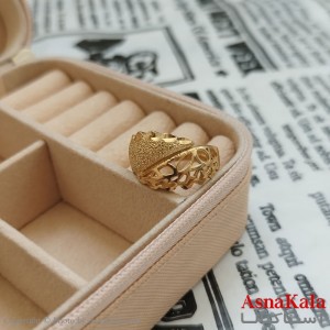 انگشتر زنانه طلاروس طلایی