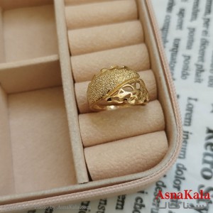 انگشتر زنانه تراش طلاروس رنگ ثابت طلایی ANG19931W