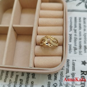انگشتر زنانه تراش طلاروس رنگ ثابت طلایی ANG19942W