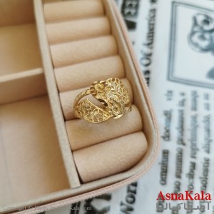 انگشتر زنانه تراش طلاروس
