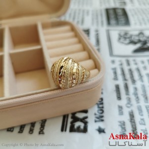 انگشتر زنانه تراش طلاروس