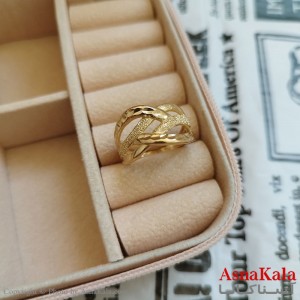 انگشتر زنانه تراش طلاروس