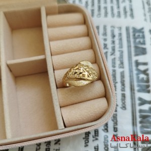 انگشتر زنانه تراش طلاروس رنگ ثابت مشابه طلا  ANG191009W