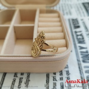 انگشتر زنانه طلاروس