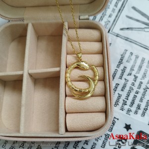گردنبند مار طلایی دخترانه