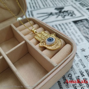 گردنبند چشم طلایی