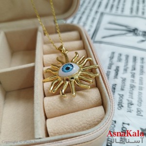 گردنبند چشم طلایی