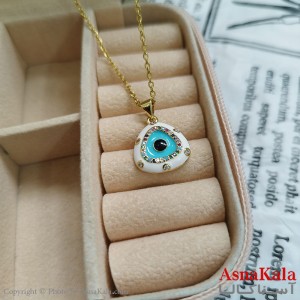 گردنبند طلایی دخترانه استیل با زنجیر 45 سانتی متر کد GNB162069W