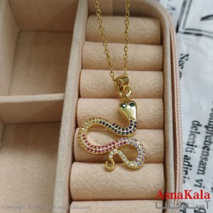 گردنبند مار دخترانه