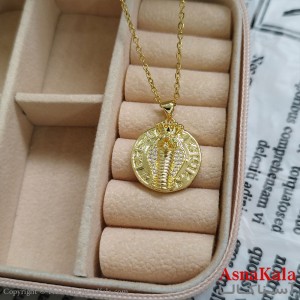 گردنبند مار طلایی