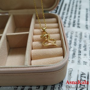 گردنبند مار طلایی دخترانه