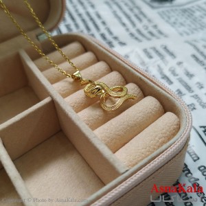 گردنبند مار طلایی دخترانه