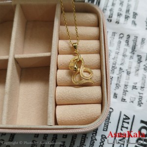 گردنبند مار طلایی دخترانه