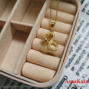 گردنبند مار طلایی دخترانه