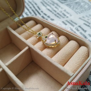 گردنبند قلب طلایی دخترانه