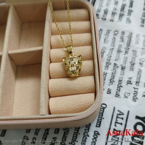 گردنبند ببر طلایی دخترانه