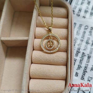 گردنبند مار طلایی دخترانه استیل