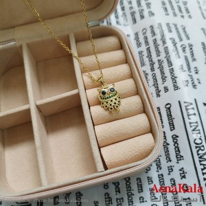 گردنبند جغد طلایی