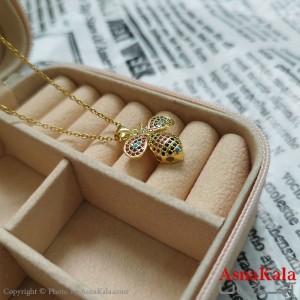 گردنبند زنبور طلایی