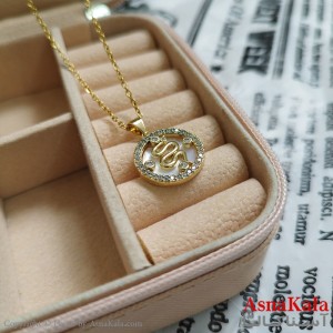 گردنبند مار طلایی دخترانه استیل با زنجیر 45 سانتی متر کد GNB162086W