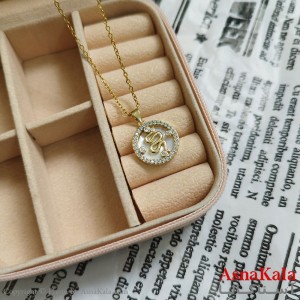 گردنبند مار طلایی دخترانه