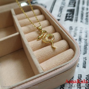 گردنبند مار طلایی