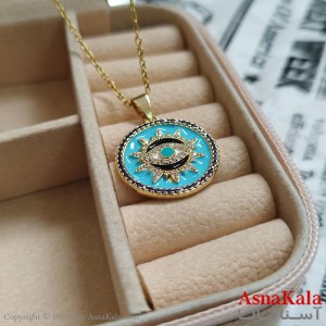 گردنبند چشم طلایی