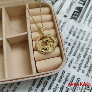 گردنبند ببر طلایی