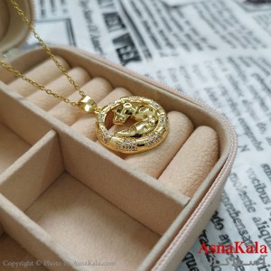گردنبند ببر طلایی دخترانه