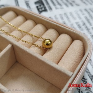 گردنبند طلایی دخترانه استیل