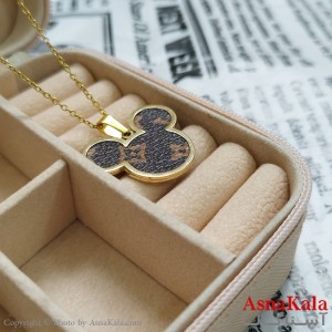 گردنبند طلایی دخترانه استیل