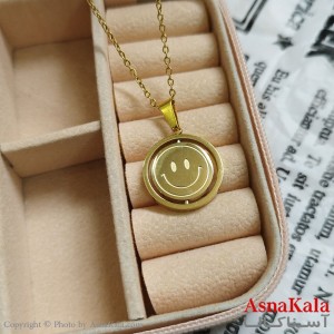 گردنبند طلایی لبخند و اخم