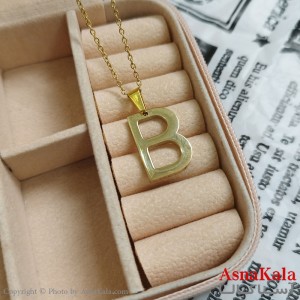 گردنبند b طلایی
