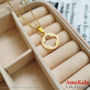 گردنبند ونکلیف طلایی دخترانه