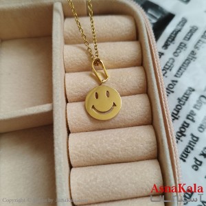 گردنبند لبخند طلایی دخترانه