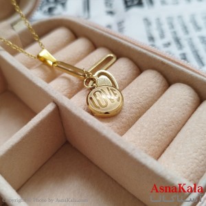 گردنبند عشق طلایی دخترانه