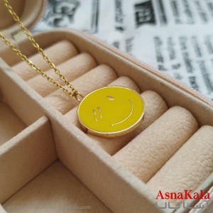 گردنبند لبخند طلایی دخترانه