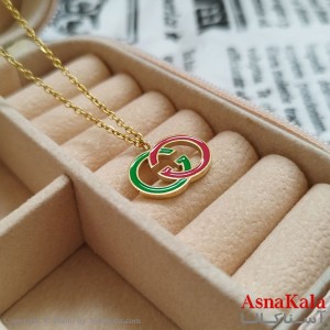 گردنبند گوچی طلایی دخترانه